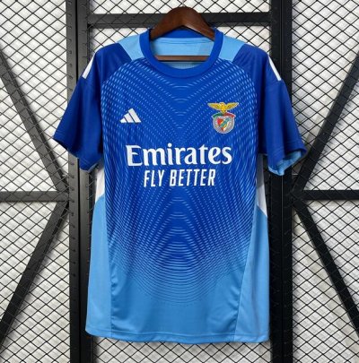 2025-26 Benfica Blue Goalkeeper Soccer Jersey Shirt
