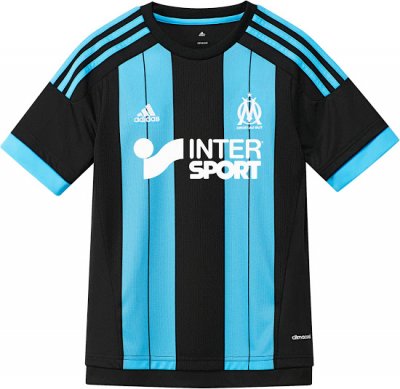 2015-16 Olympique Marseille Away Soccer Jersey