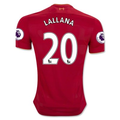 2016-17 Liverpool 20 LALLANA Home Soccer Jersey