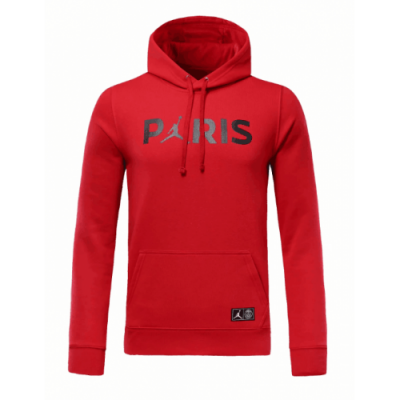 18-19 PSG JORDAN 3rd Away Red Hoody Sweater