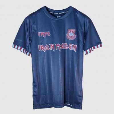 2021-22 West Ham United Iron Maiden Away Soccer Jersey Shirt