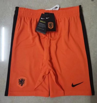 2020 EURO Netherlands Home Soccer Shorts