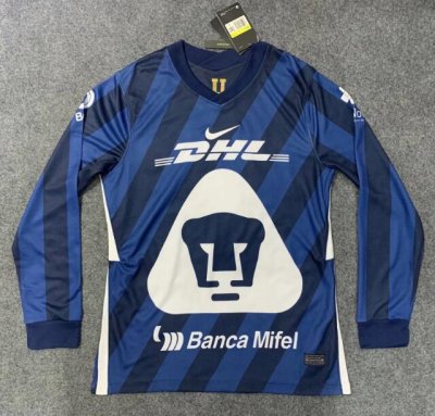 2020-21 UNAM Long Sleeve Away Soccer Jersey Shirt