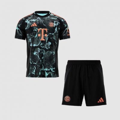 2024-25 Bayern Munich Away Kids Soccer Kits Shirt With Shorts