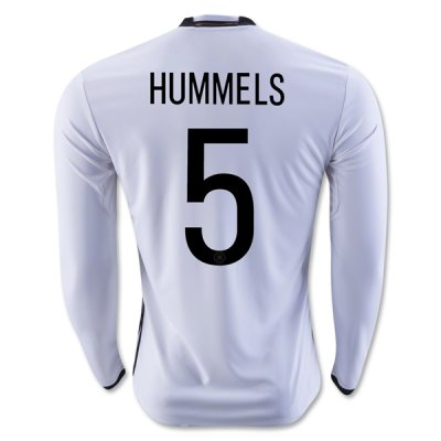 2016 Germany HUMMELS #5 LS Home Soccer Jersey