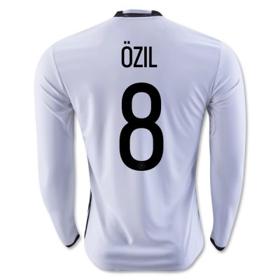 2016 Germany OZIL #8 LS Home Soccer Jersey