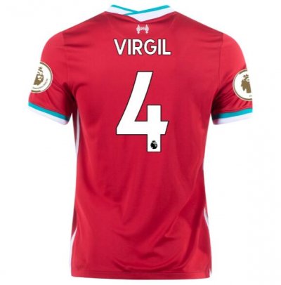 2020-21 Liverpool Home Soccer Jersey Shirt VIRGIL VAN DIJK #4