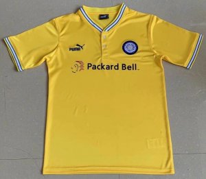 1998 Leeds United Retro Yellow Away Soccer Jersey Shirt