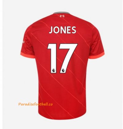 2021-22 Liverpool Home Soccer Jersey Shirt with JONES 17 printing