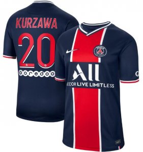 2020-21 PSG Home Soccer Jersey Shirt Kurzawa 20