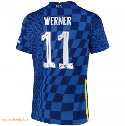 2021-22 Chelsea Cup Home Soccer Jersey Shirt with Werner 11 printing