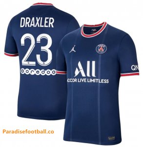 2021-22 Maillot PSG Domicile Soccer Jersey Shirt Draxler 23