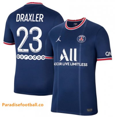 2021-22 Maillot PSG Domicile Soccer Jersey Shirt Draxler 23