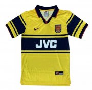 1997 Arsenal Retro Yellow Away Soccer Jersey Shirt