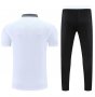 2021-22 Juventus White Polo Kits Shirt with Pants