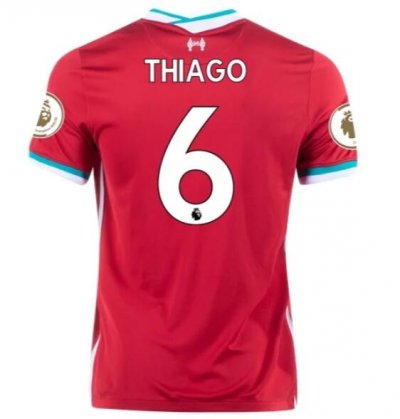 2020-21 Liverpool Home Soccer Jersey Shirt THIAGO #6