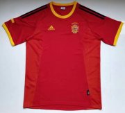 2002 Spain Home Retro Soccer Jersey Shirt
