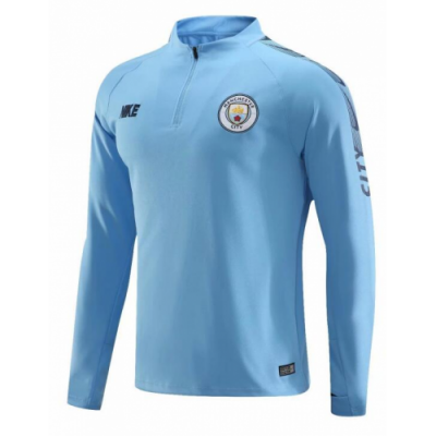 2019-20 Manchester City Sky Blue Training Sweat Shirt