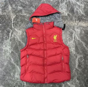 2020-21 Liverpool Red Cotton Warn Waistcoat