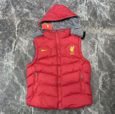 2020-21 Liverpool Red Cotton Warn Waistcoat
