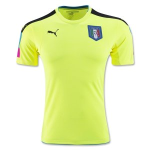 2016 Italy Euro Yellow Goalkeeper Jersey