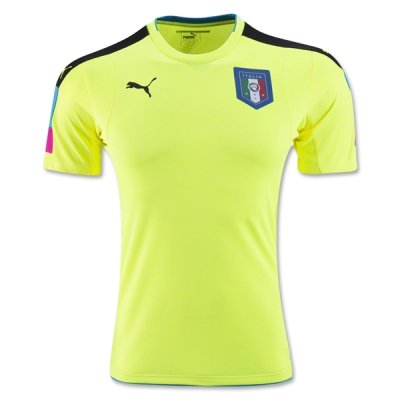 2016 Italy Euro Yellow Goalkeeper Jersey