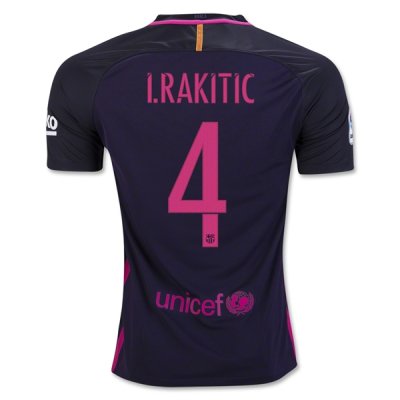 2016-17 Barcelona 4 I. RAKITIC Away Soccer Jersey