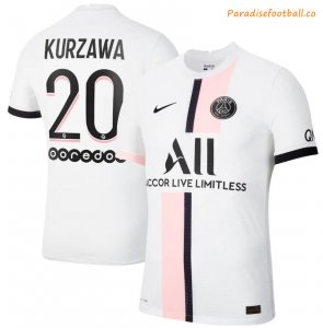 2021-22 Maillot PSG Extérieur Away Soccer Jersey Shirt with Kurzawa 20 printing