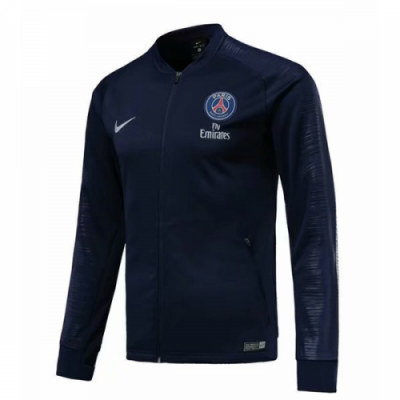 18-19 PSG Navy V-Neck Track Jacket