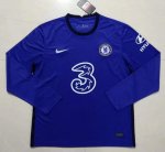 2020-21 Chelsea Long Sleeve Home Soccer Jersey Shirt