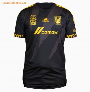 2021-22 Tigres UANL Black Third Away Soccer jersey Shirt