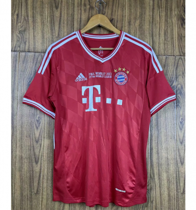 2013-14 Bayern Munich Retro Home Soccer Jersey Shirt