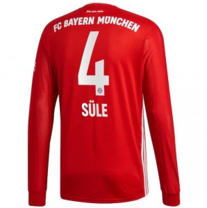 2020-21 Bayern Munich Long Sleeve Home Soccer Jersey Shirt Süle 4