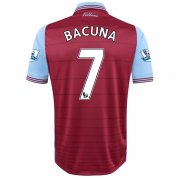 2015-16 Aston Villa BACUNA #7 Home Soccer Jersey