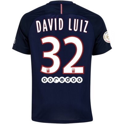 2016-17 PSG 32 DAVID LUIZ Home Soccer Jersey