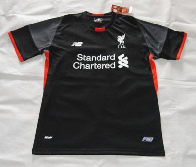 15-16 Liverpool Goalkeeper Soccer Jersey Black
