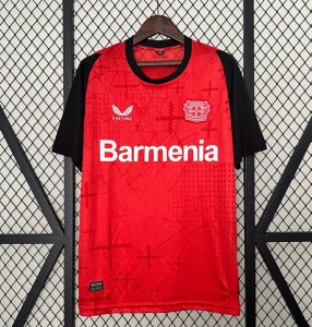 2024-25 Bayer 04 Leverkusen Home Soccer Jersey Shirt