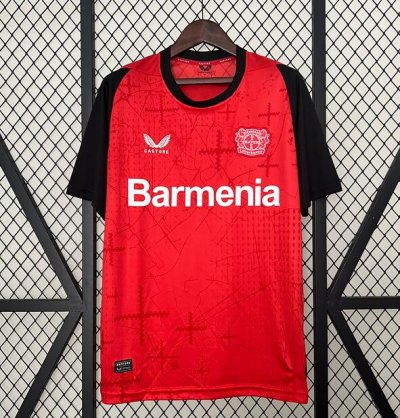 2024-25 Bayer 04 Leverkusen Home Soccer Jersey Shirt