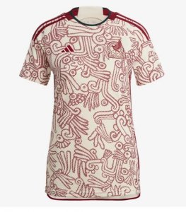 2022 World Cup Mexico Away Women Soccer Jersey Shirt