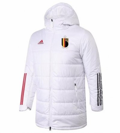 2022 FIFA World Cup Belgium White Cotton Jacket