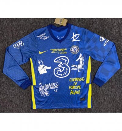 2021-22 Chelsea Forty-Two Long Sleeve Special Soccer Jersey Shirt