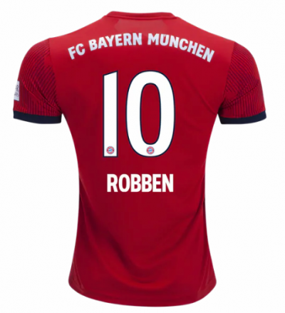 2018-19 Bayern Munich Home Soccer Jersey Shirt Arjen Robben #10