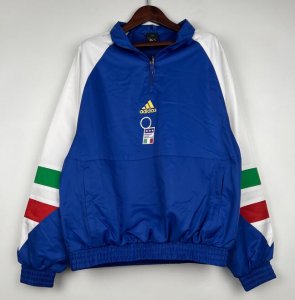 2023-24 Italy Blue Windbreaker Top