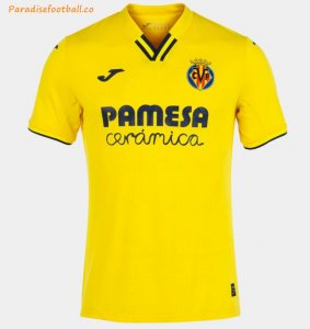 2021-22 Villarreal Home Yellow Soccer Jersey Shirt