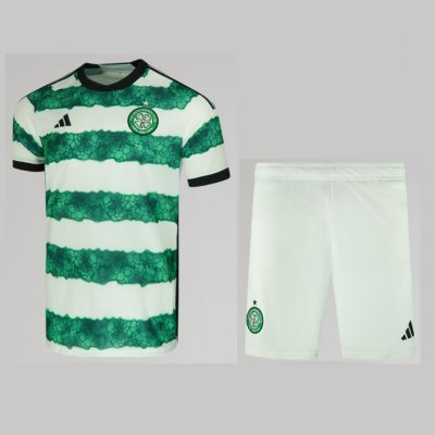 2023-24 Celtic Kids Home Soccer Kits Shirt With Shorts