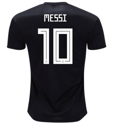 Lionel Messi #10 2018 World Cup Argentina Away Soccer Jersey Shirt