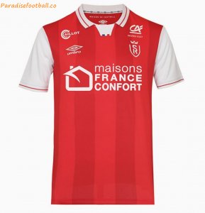 2021-22 Stade de Reims Home Soccer Jersey Shirt