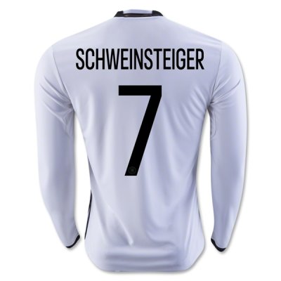 2016 Germany SCHWEINSTEIGER #7 LS Home Soccer Jersey