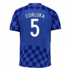 2016 Croatia Corluka 5 Away Soccer Jersey