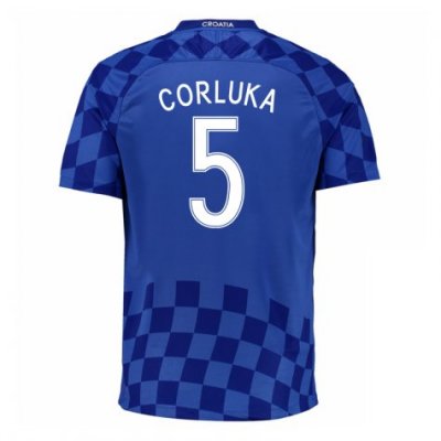 2016 Croatia Corluka 5 Away Soccer Jersey